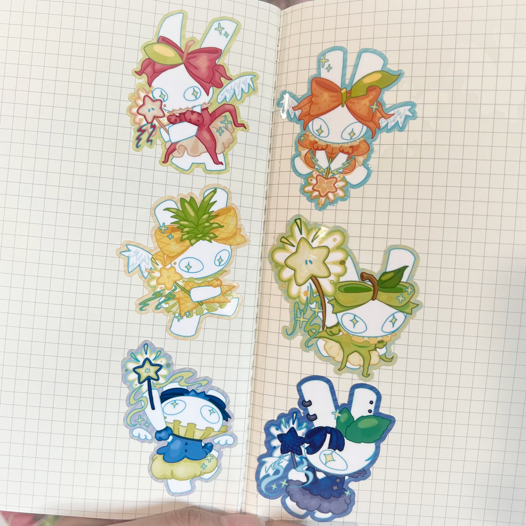 Magical Girl Bun Stickers
