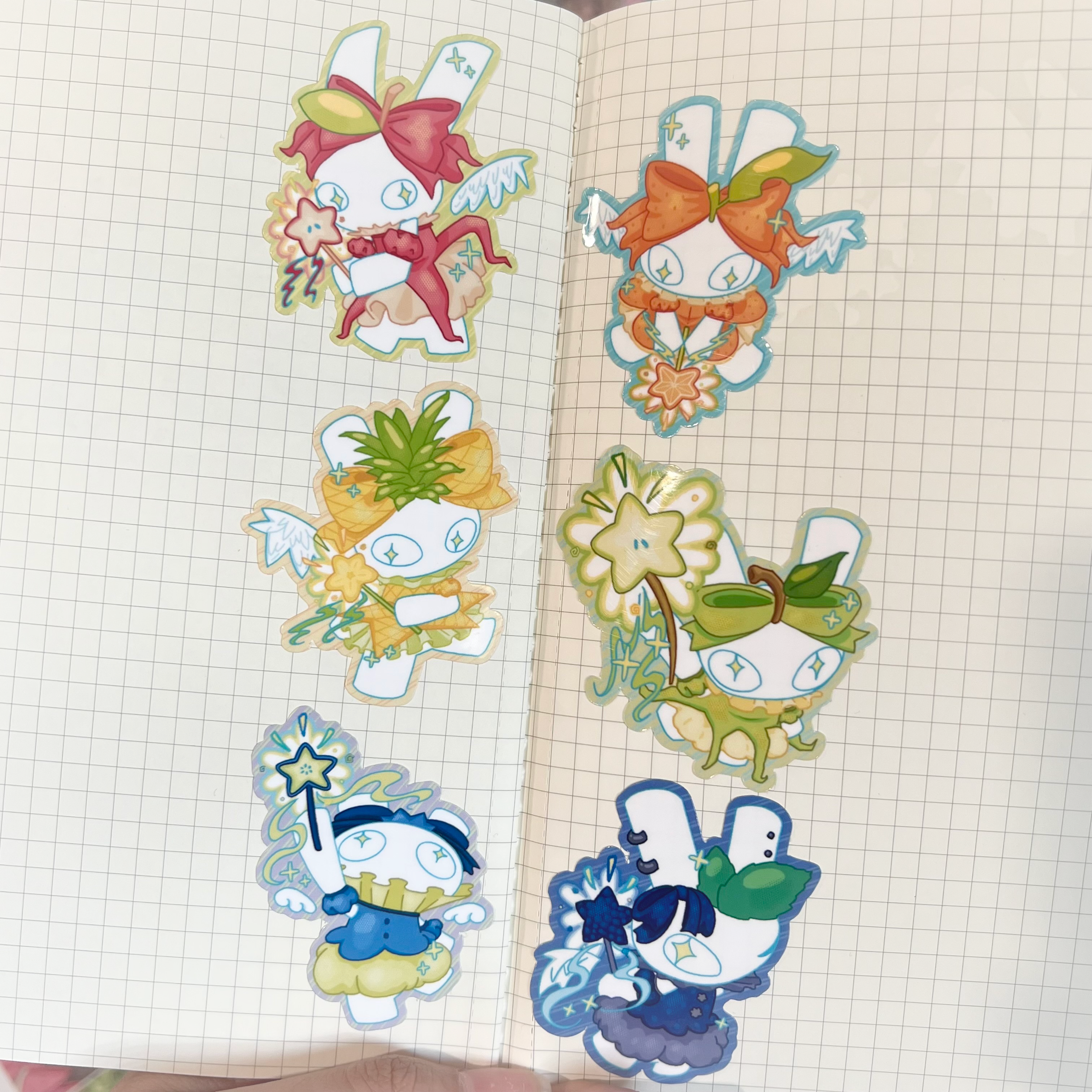 Magical Girl Bun Stickers