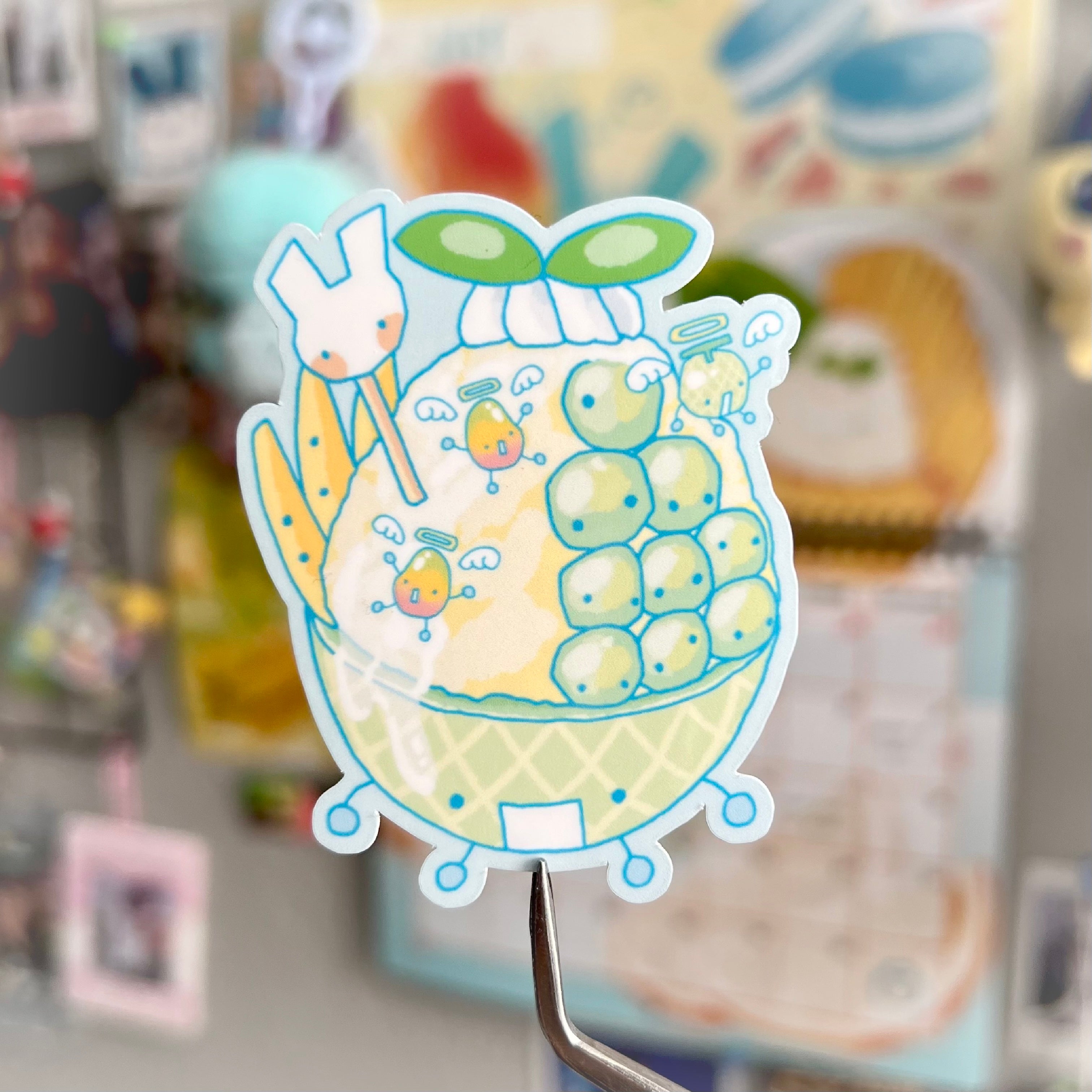 Mango Melon Bingsu Sticker