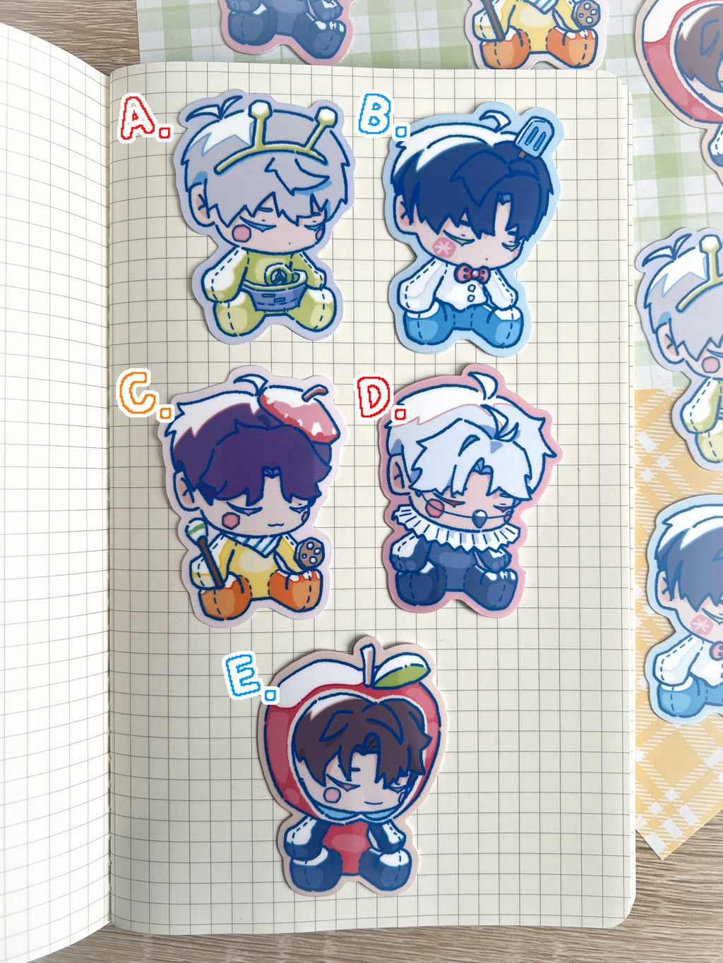 LADS Plushie Stickers