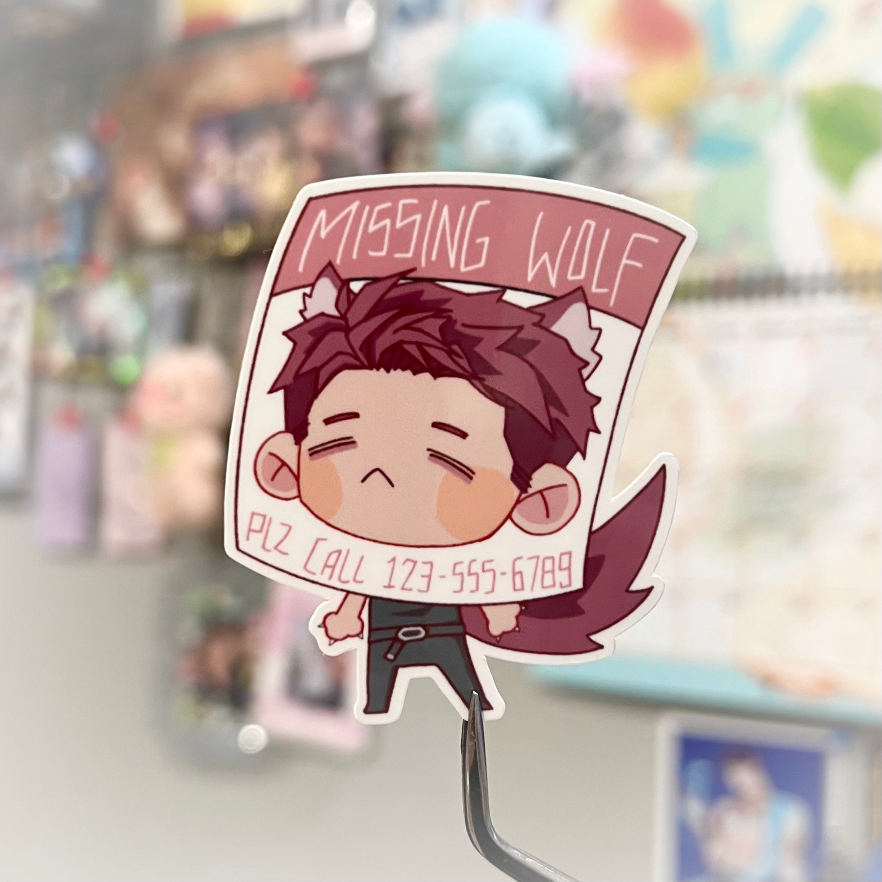 Missing Wolf Valko Sticker