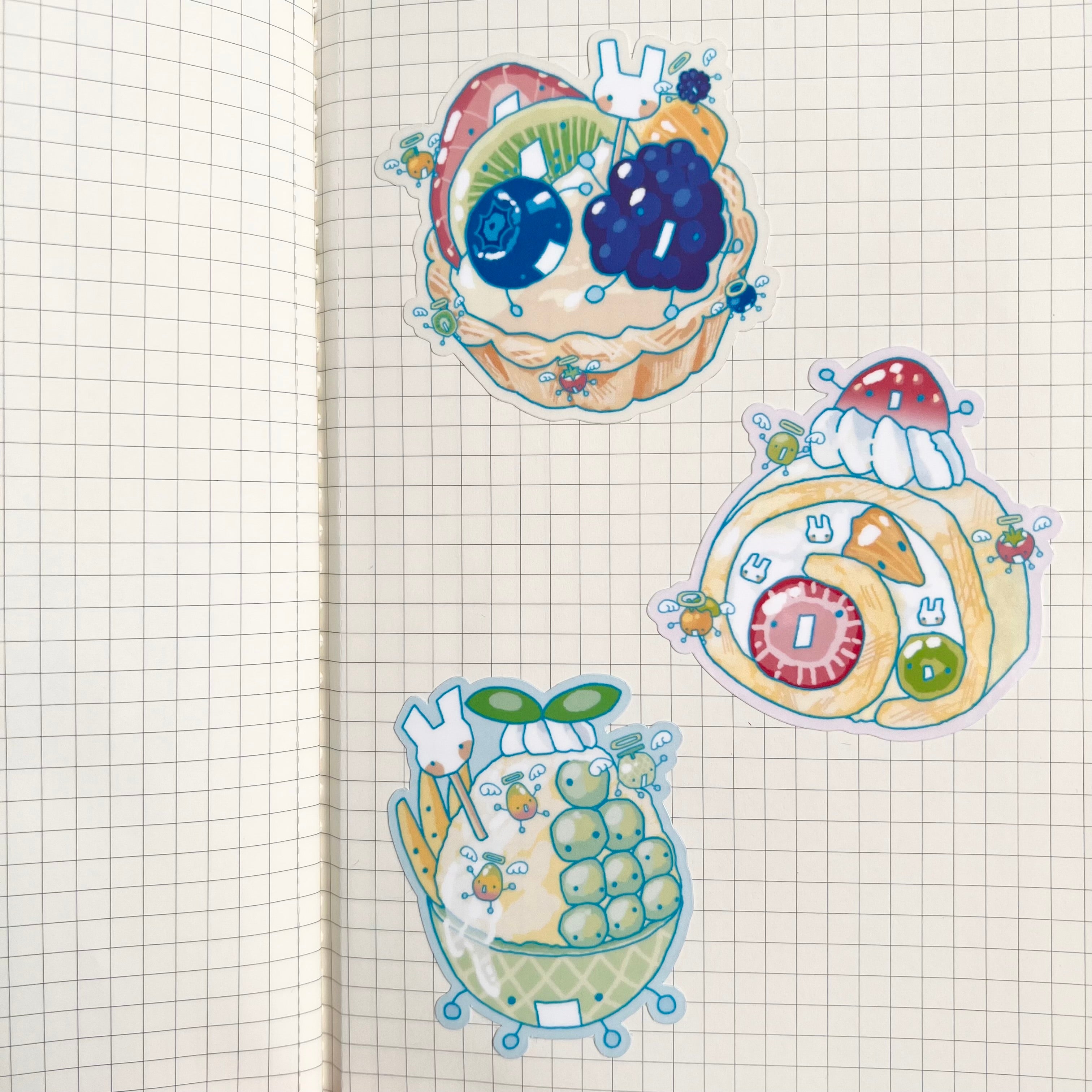 Mango Melon Bingsu Sticker