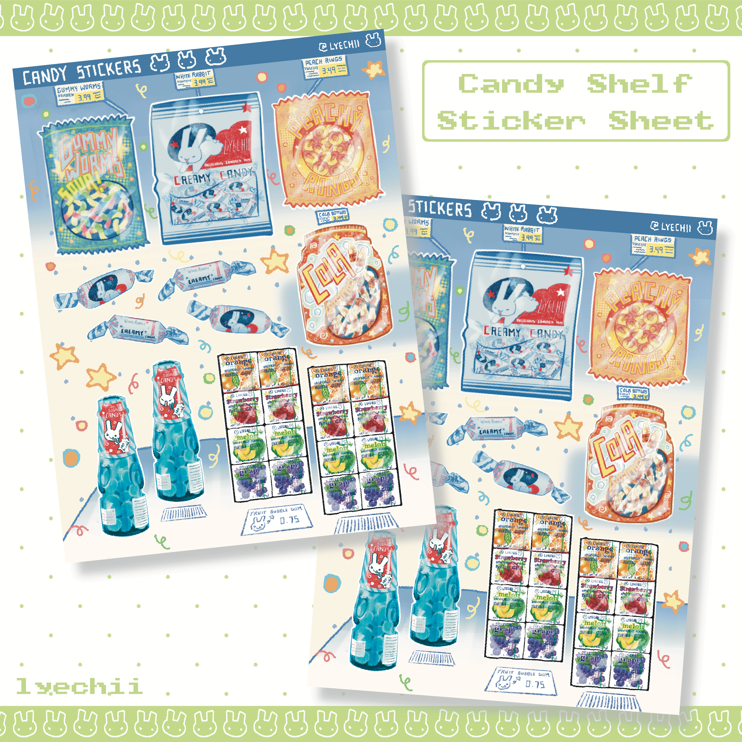 Candy Shelf Sticker Sheet