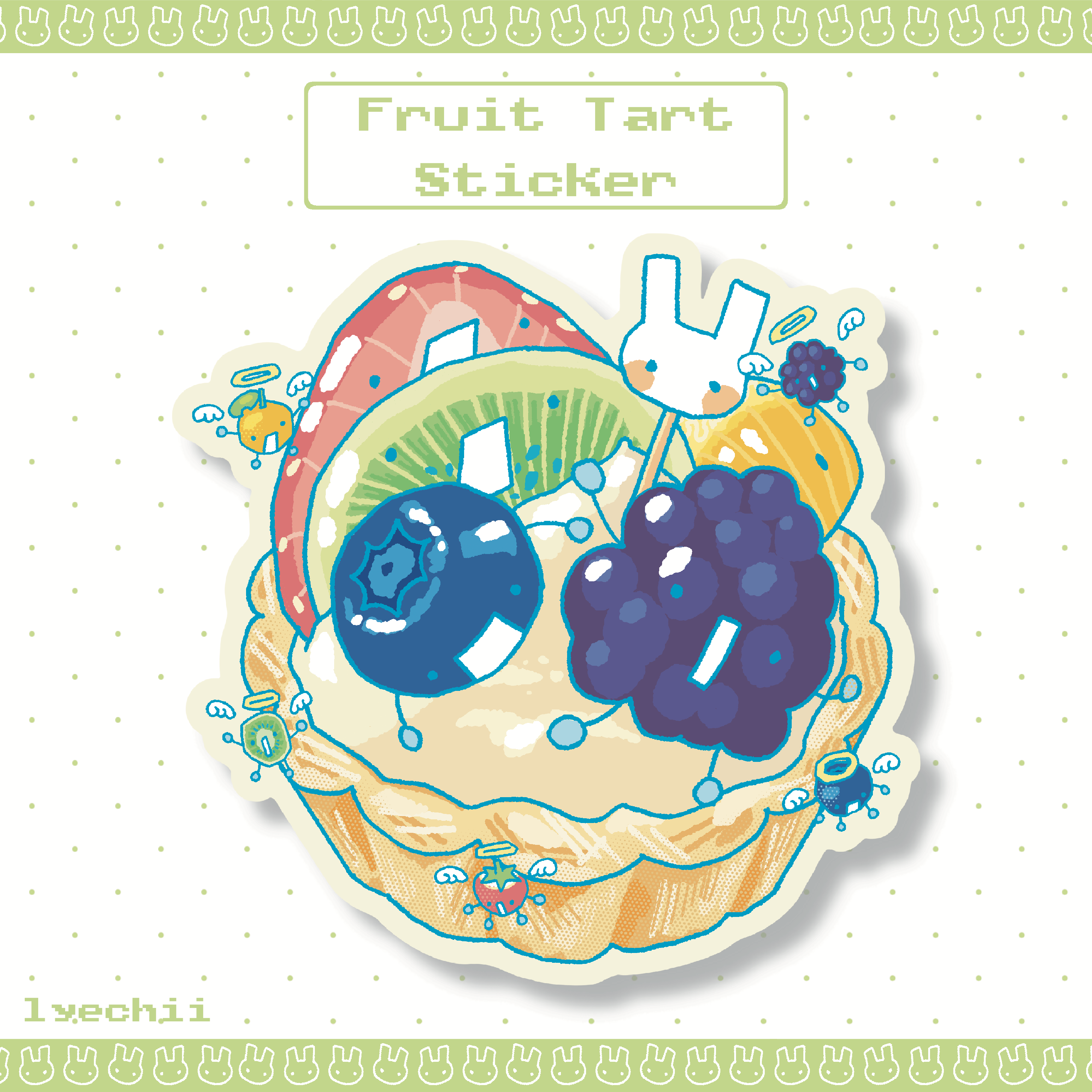 Fruit Tart Sticker