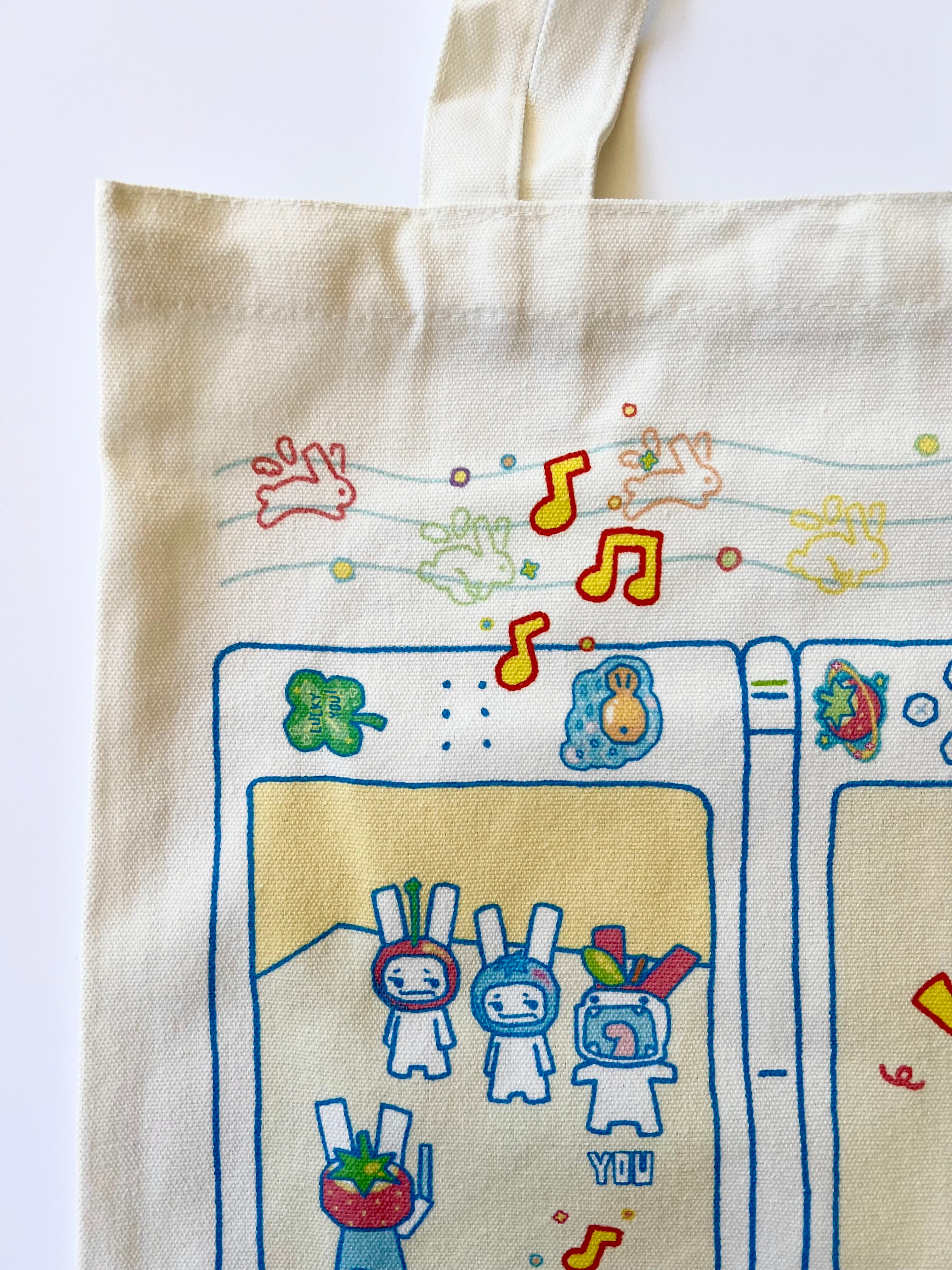 Rhythm Bunny Tote Bag