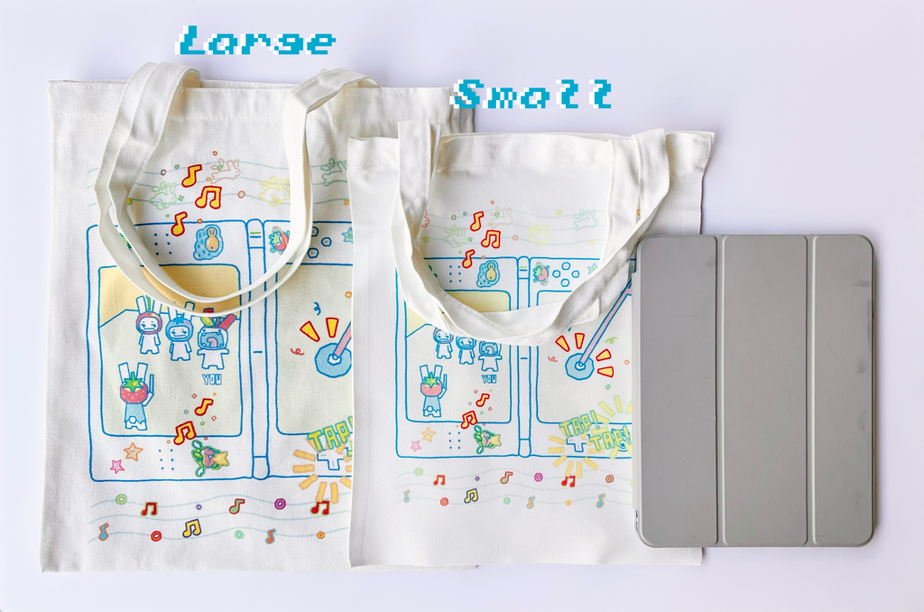 Rhythm Bunny Tote Bag