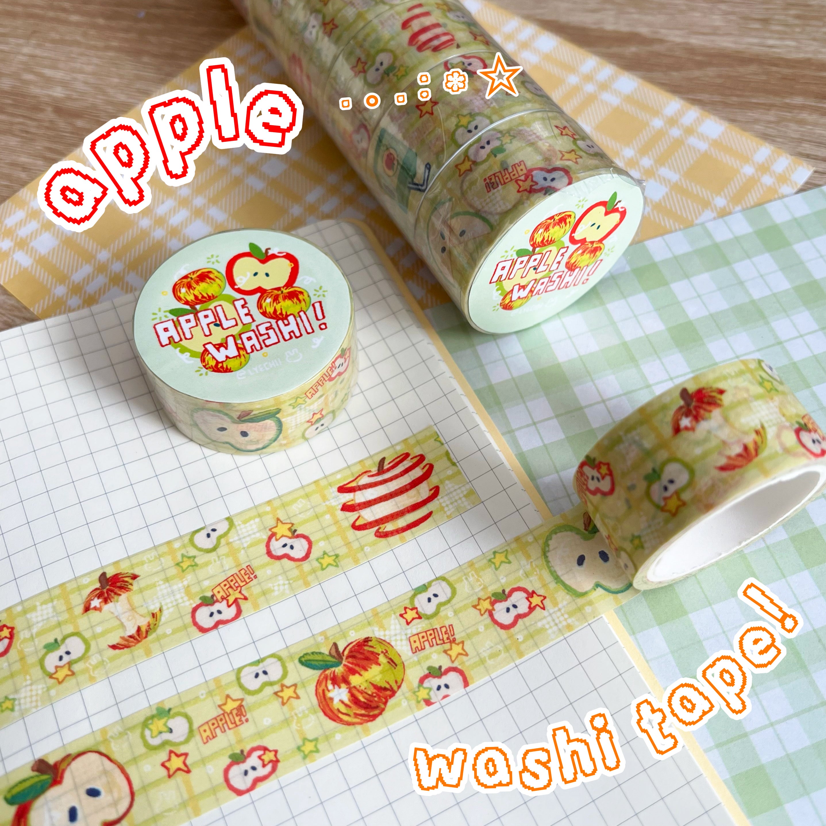Apple Washi Tape - 5m