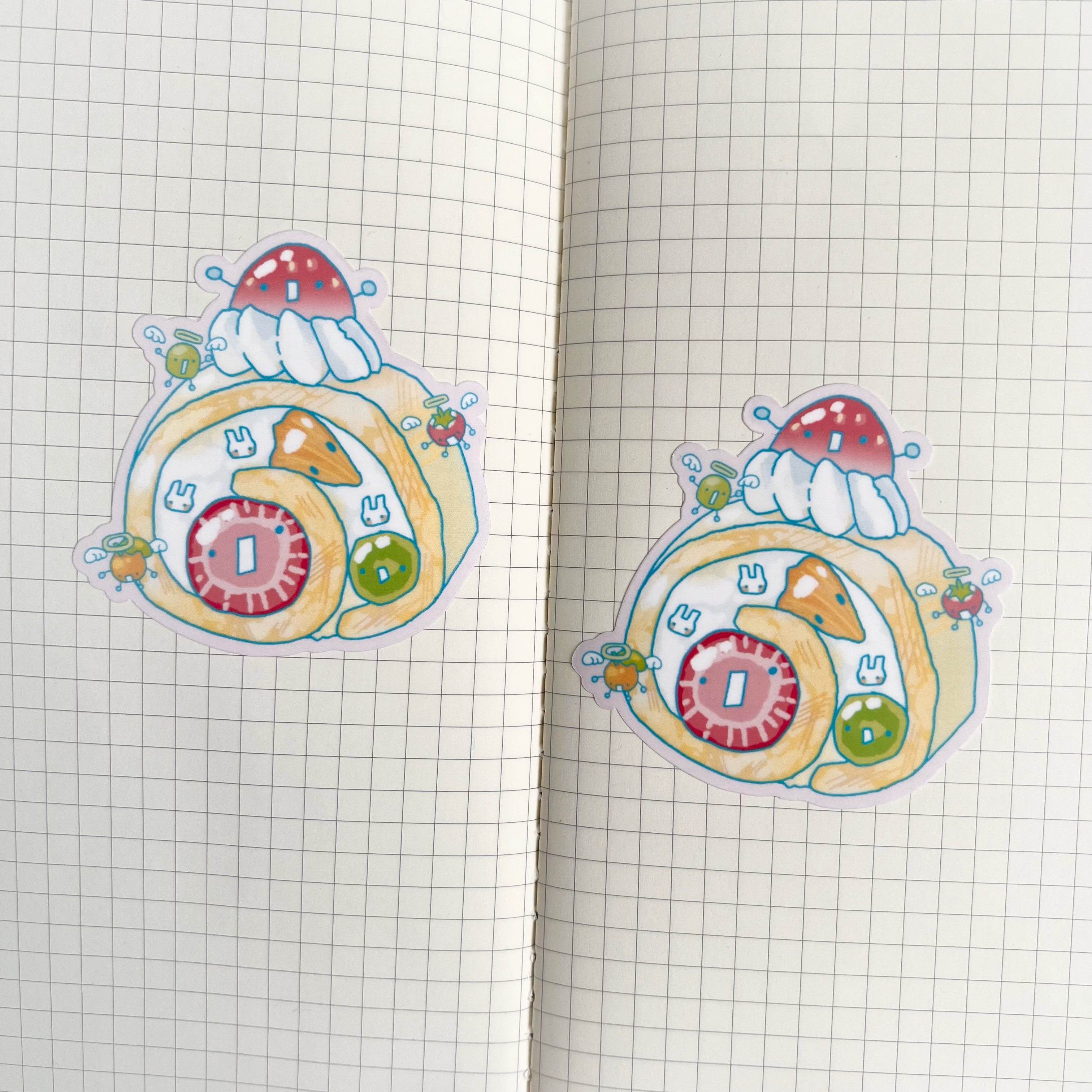 Fruit Roll Cake Sticker