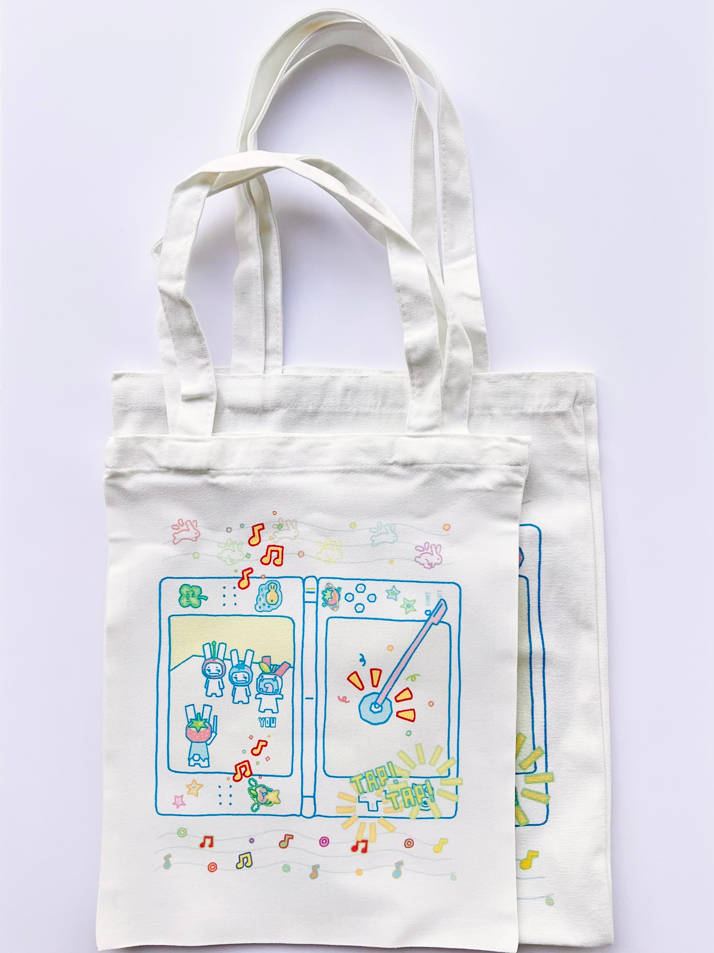 Rhythm Bunny Tote Bag