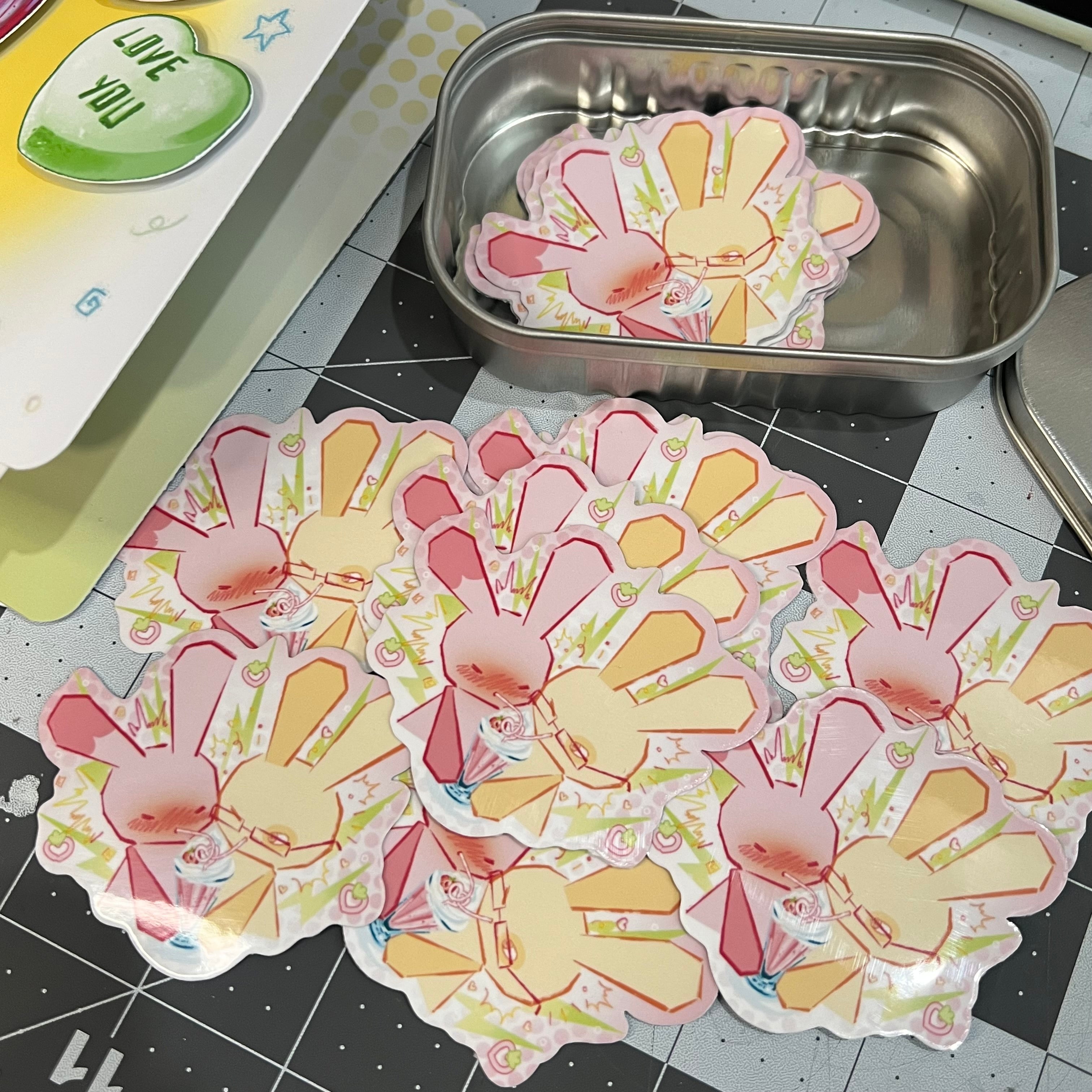 Valentine's Bunnies Sticker