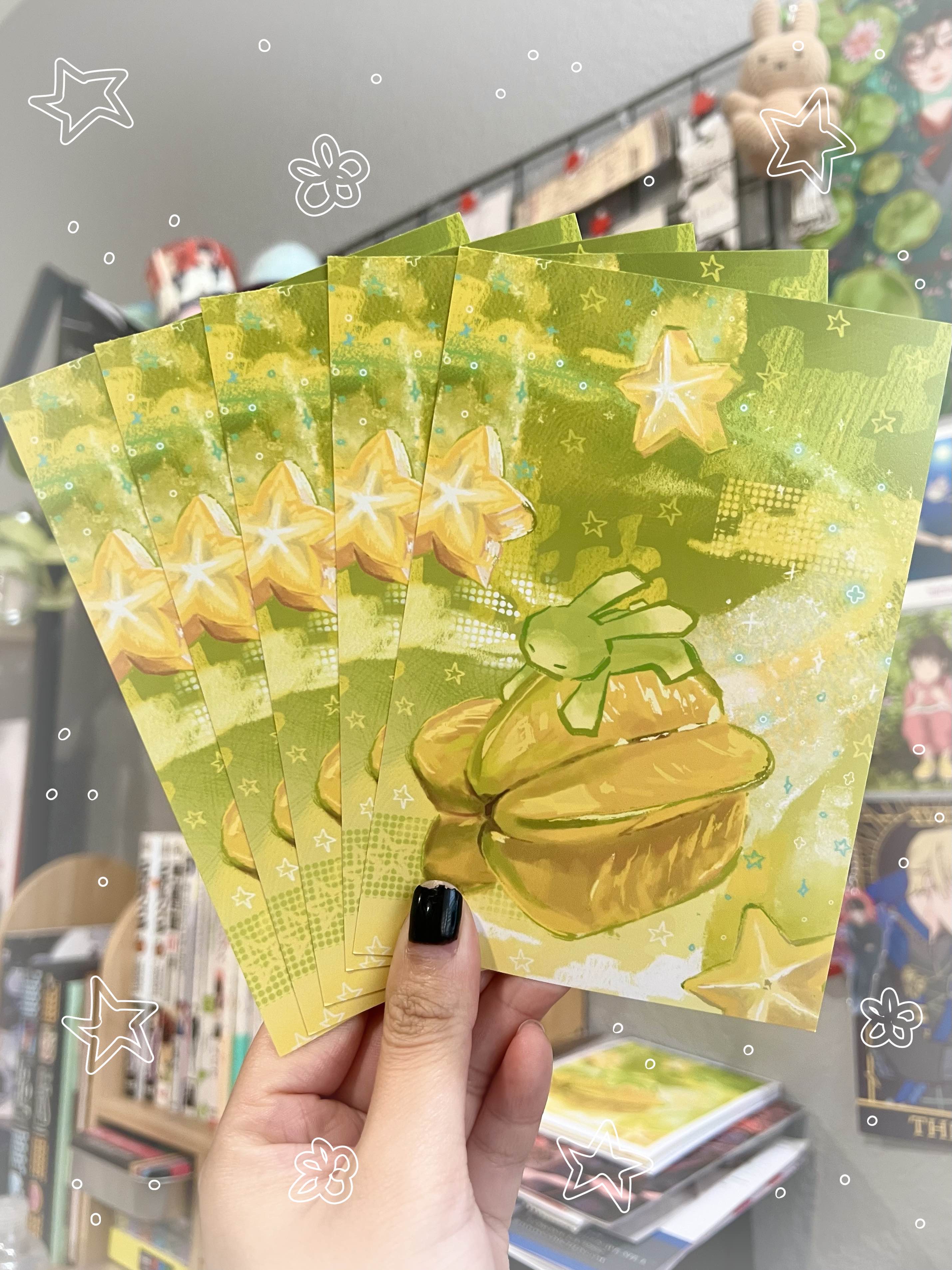 Starfruit Rider Art Print