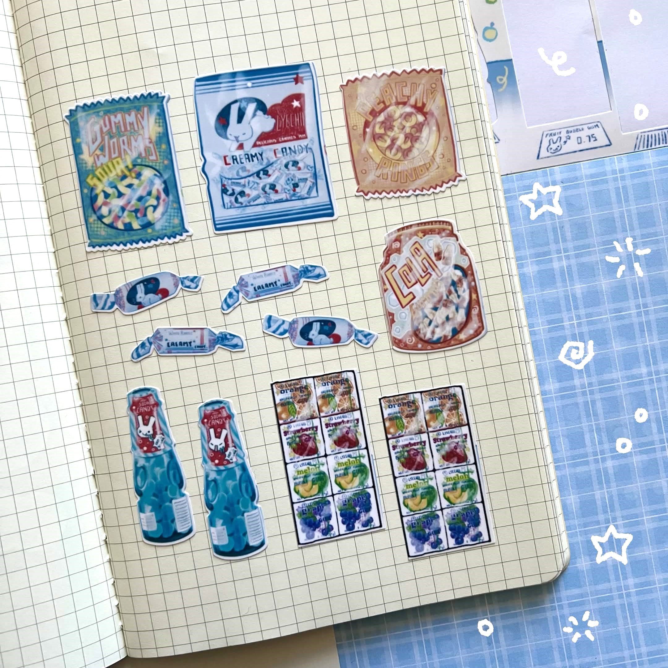 Candy Shelf Sticker Sheet