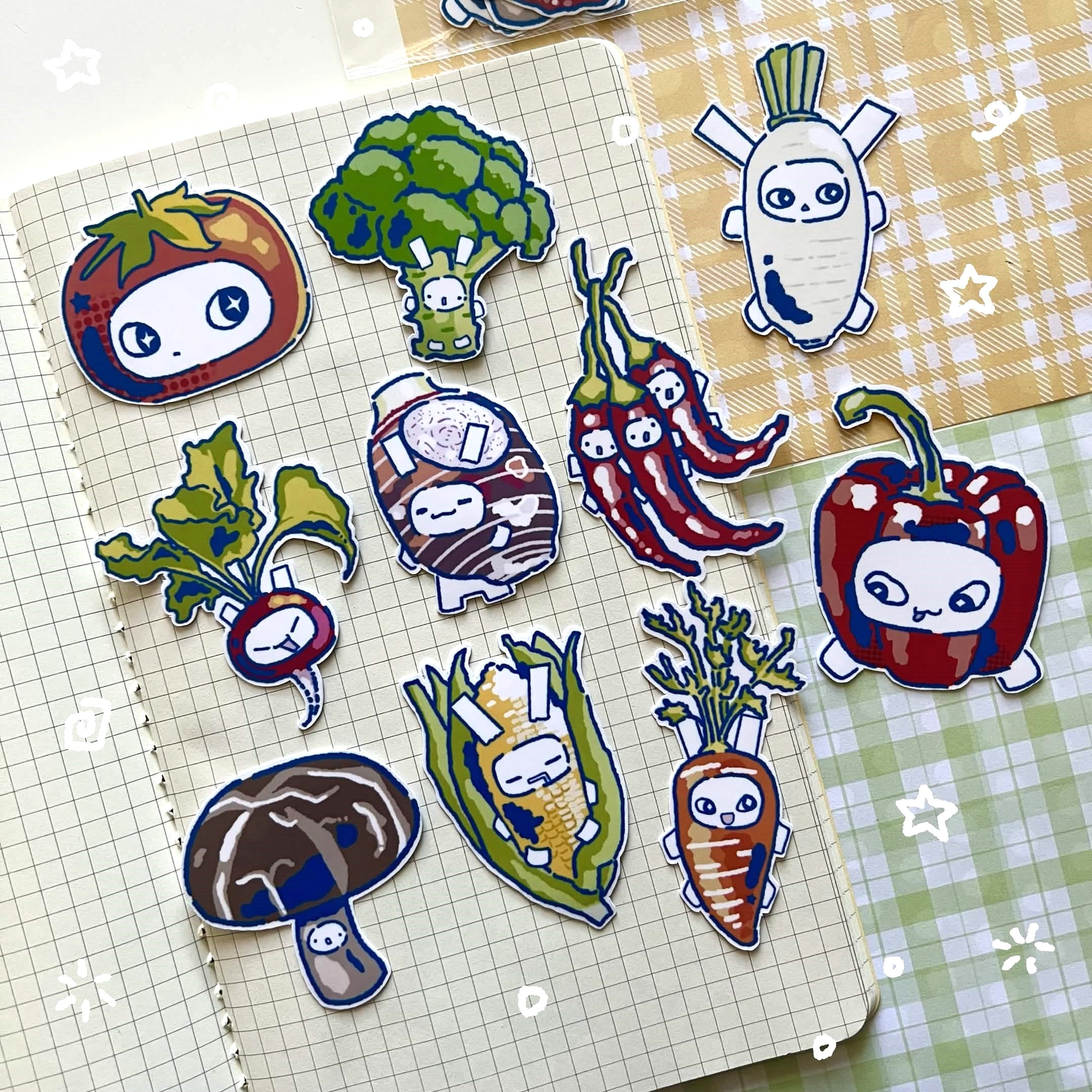 Produce Basket Sticker Pack