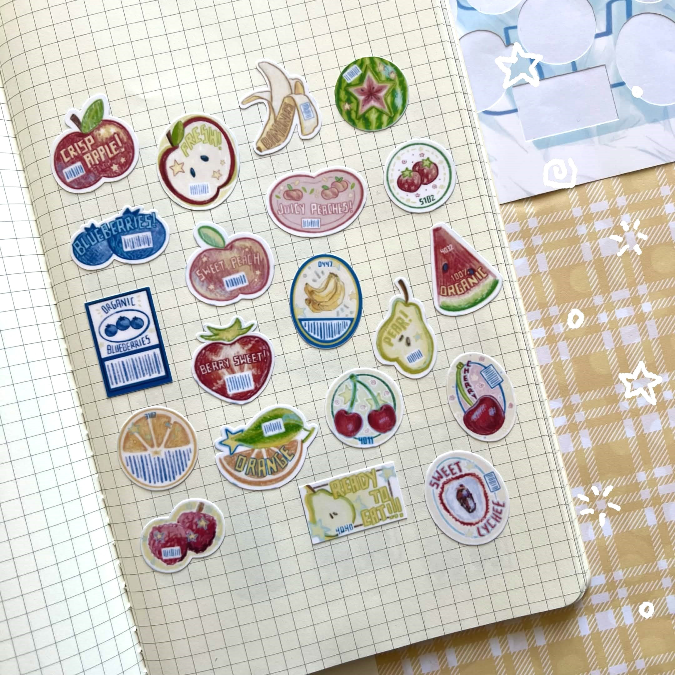 Produce Sticker Sheet