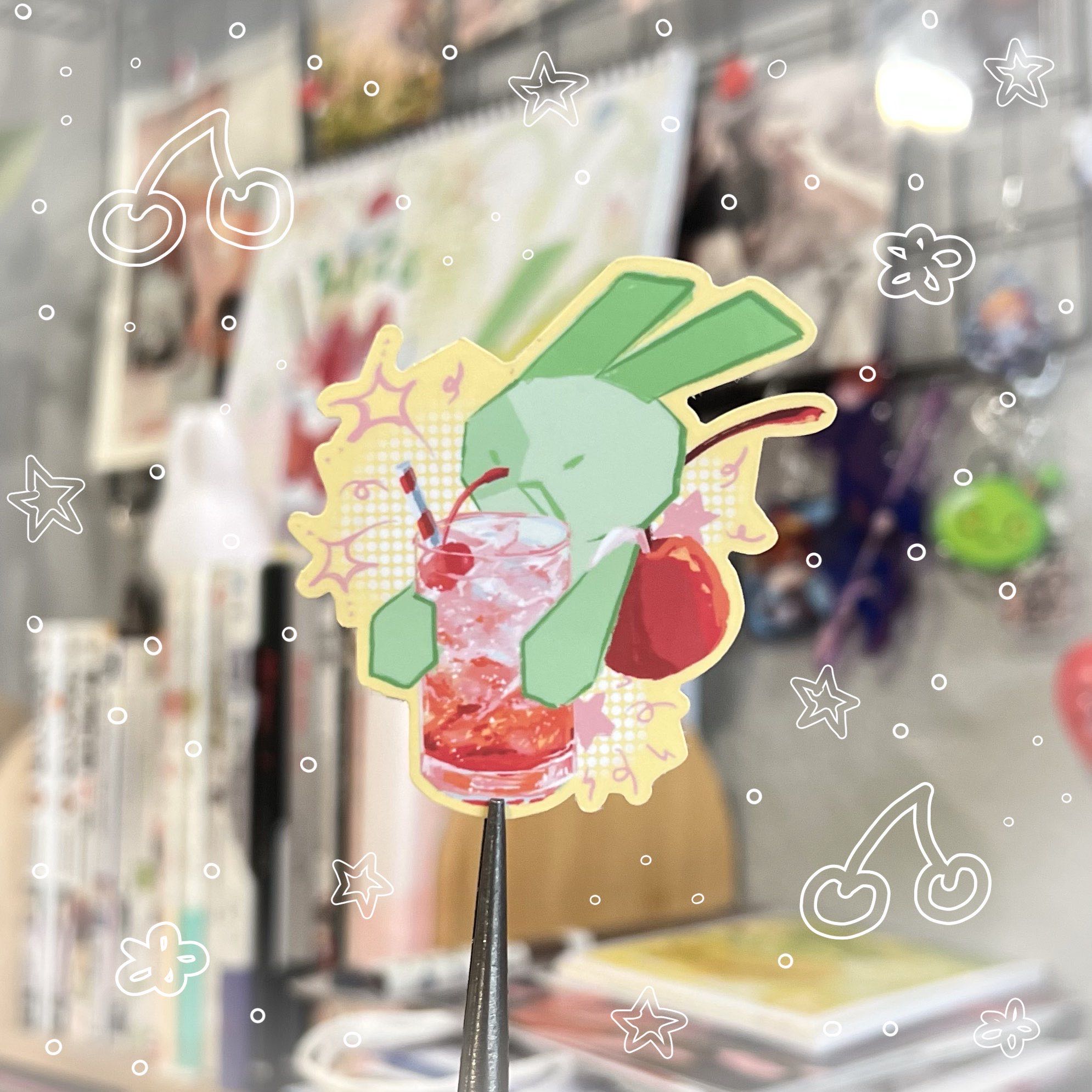 Fruit Bunny Stickers