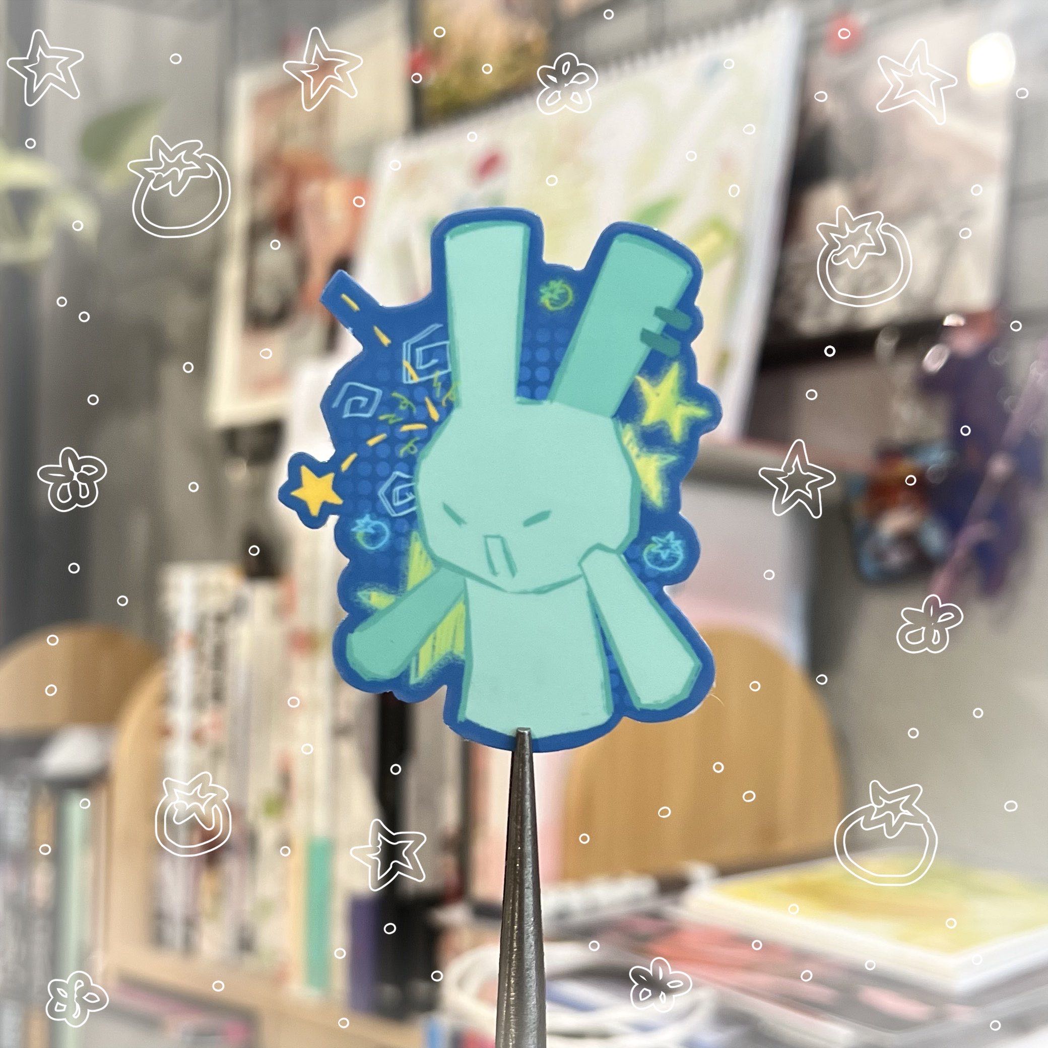 Fruit Bunny Stickers